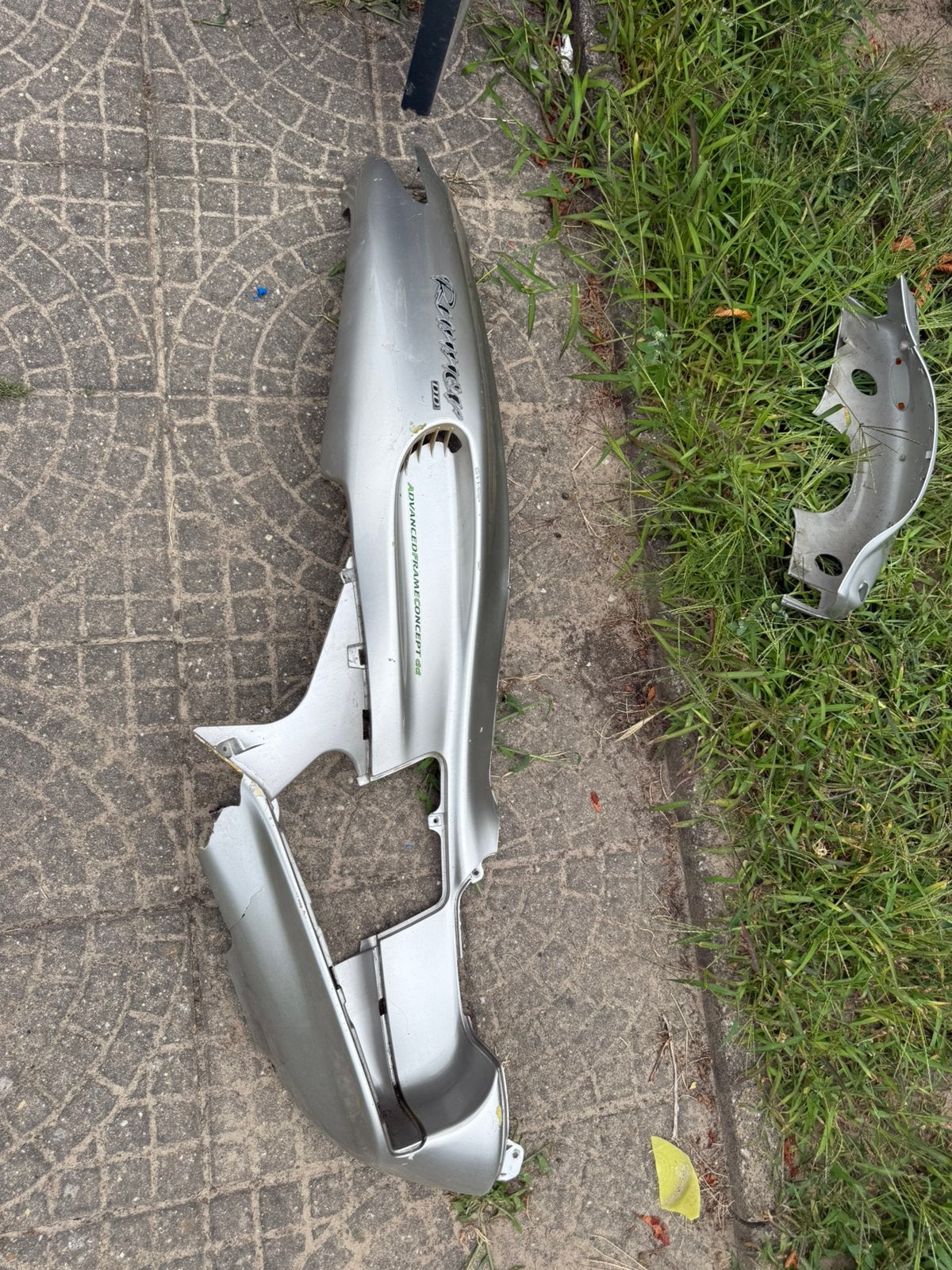 Gilera runner achterkappen zilver grijs, Ophalen of Verzenden