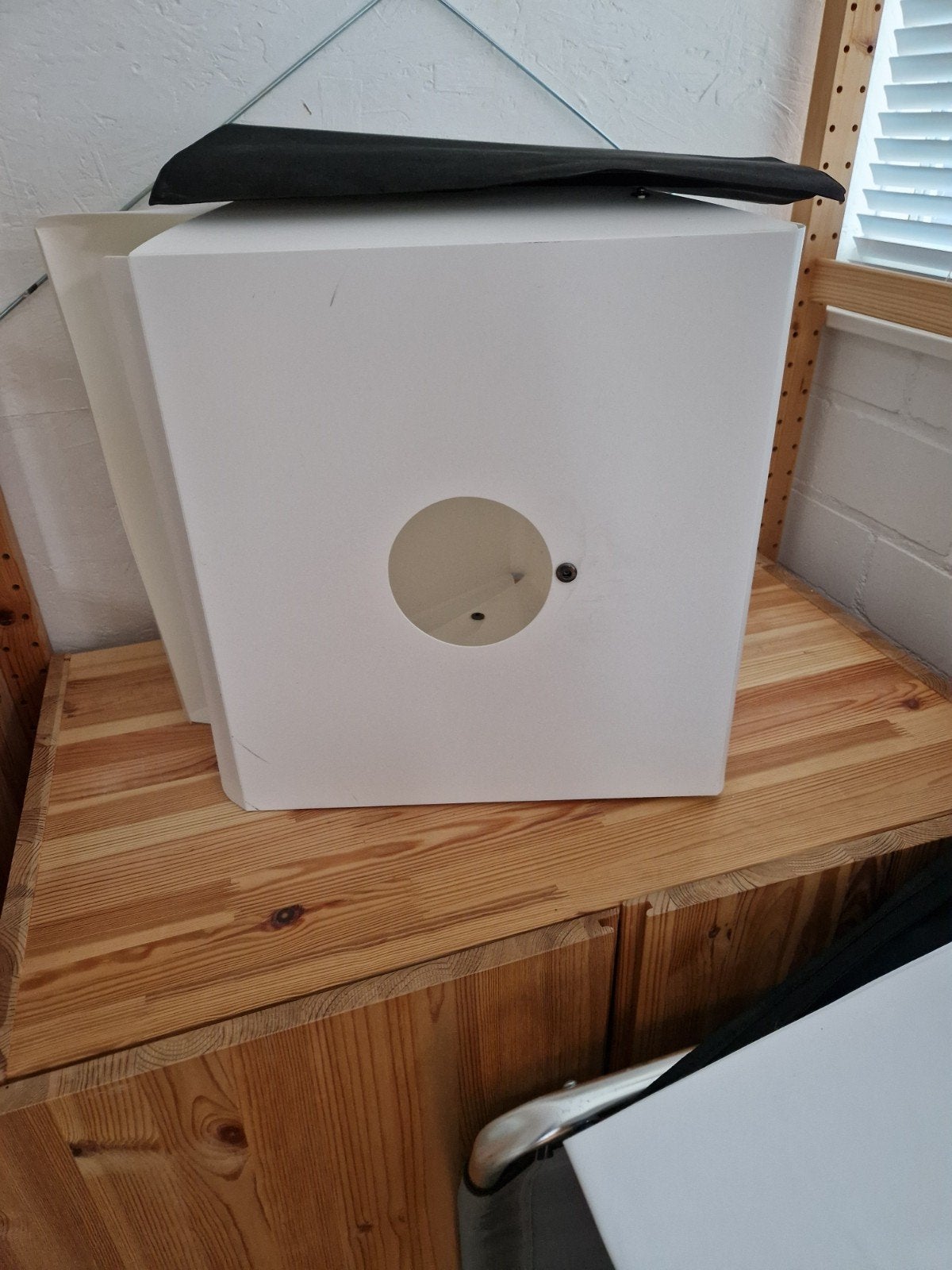 Compacte fotostudio met achtergronden, Audio, Tv en Foto, Gebruikt, Opvouwbaar, Ophalen of Verzenden, Mini fotostudio