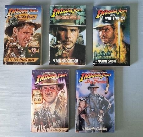 5 stuks Indiana Jones Engelstalige pockets, Boeken, Avontuur en Actie, Zo goed als nieuw, Ophalen of Verzenden