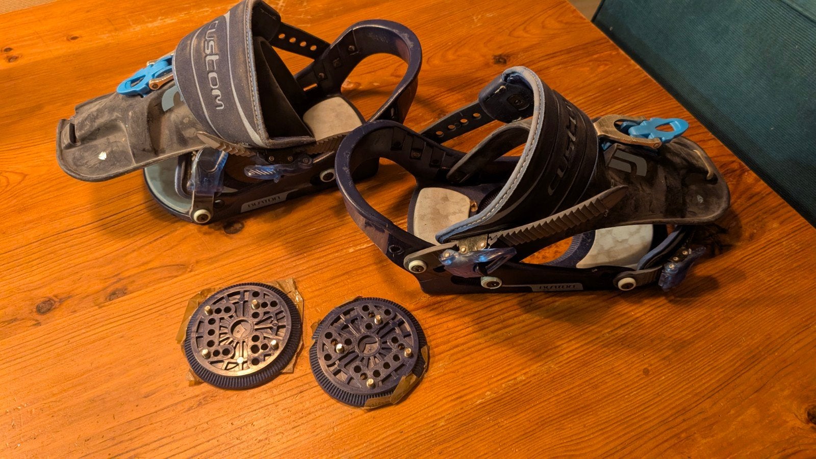 Burton Custom Snowboardbindingen - Maat Large (45/46), Sport en Fitness, Snowboarden, Ophalen of Verzenden, Gebruikt, Bindingen