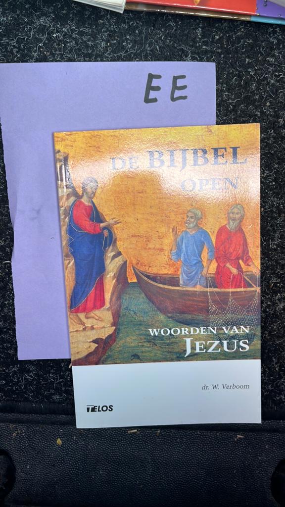 De Bijbel Open: Woorden van Jezus - dr. W. Verboom, Boeken, Godsdienst en Theologie, Ophalen of Verzenden, Zo goed als nieuw, Christendom | Protestants