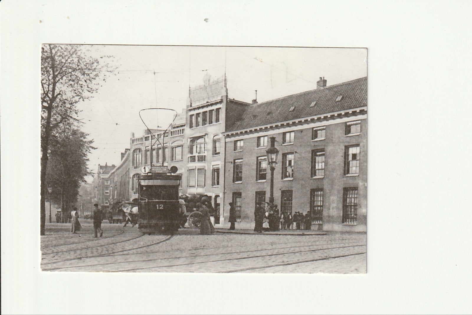 ROTTERDAM EN Z'N TRAM 282 NIEUWE HAVEN MARINIERS KAZERNE '05, Foto, Ophalen of Verzenden, Zo goed als nieuw, Voor 1940