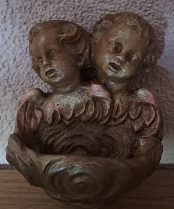 Vintage Engelen Wanddecoratie - Cherubijnen Schaal, Antiek en Kunst, Antiek | Religie, Ophalen of Verzenden