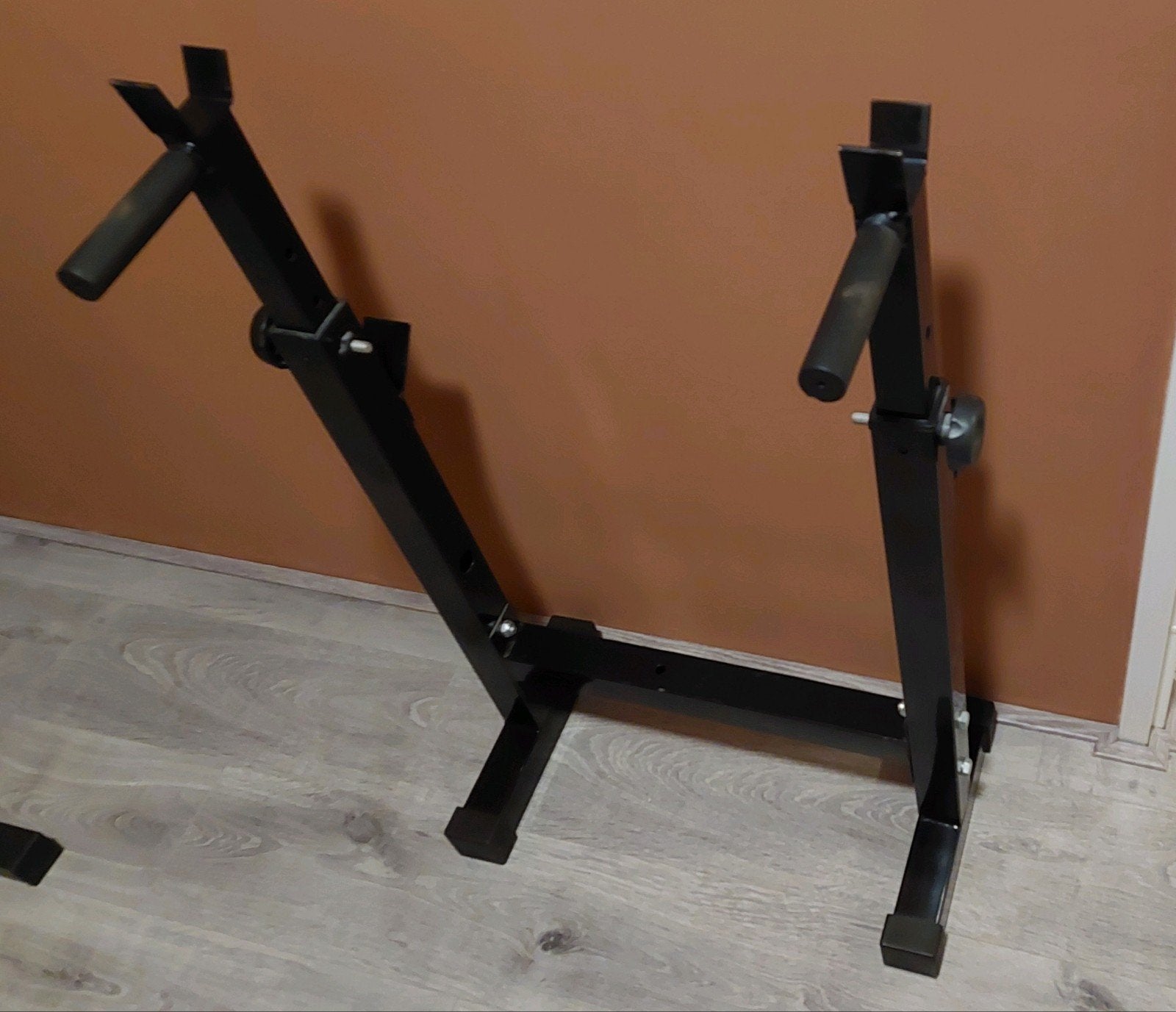 halterstang rack met dipsteunen, Sport en Fitness, Fitnessmaterialen, Ophalen, Gebruikt, Rug, Overige typen