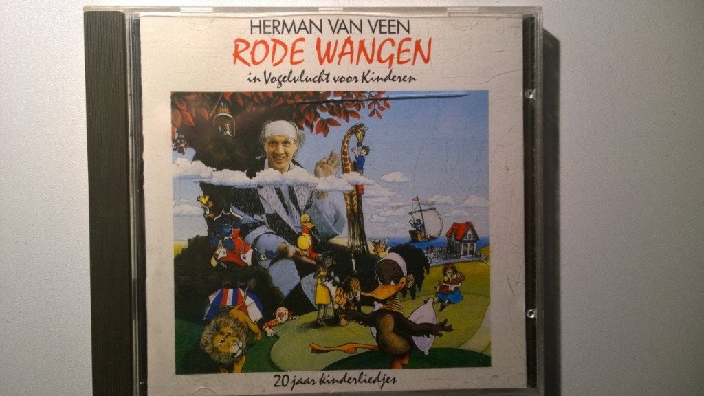 Herman van Veen - Rode Wangen In Vogelvlucht Voor Kinderen, Ophalen of Verzenden, Zo goed als nieuw, Pop