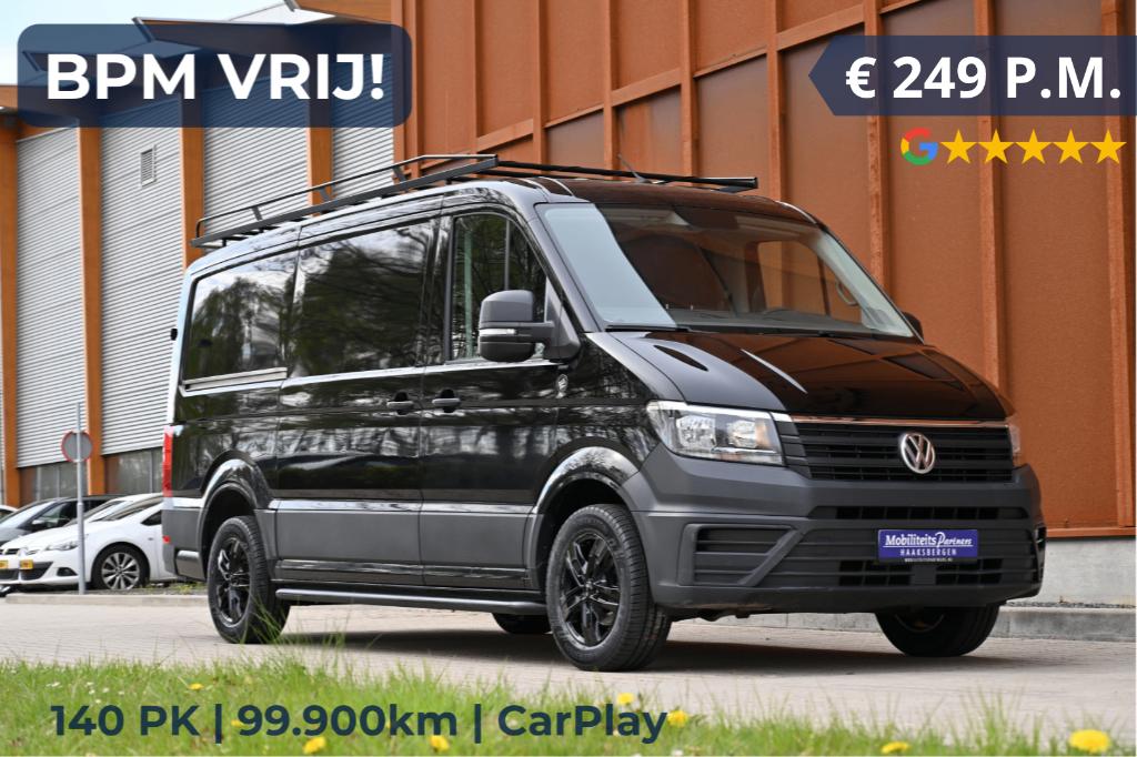 Volkswagen Crafter 2.0 TDI L3H2 Cruise CarPlay € 249 P.M., Voorwielaandrijving, Stof, 4 cilinders, Volkswagen