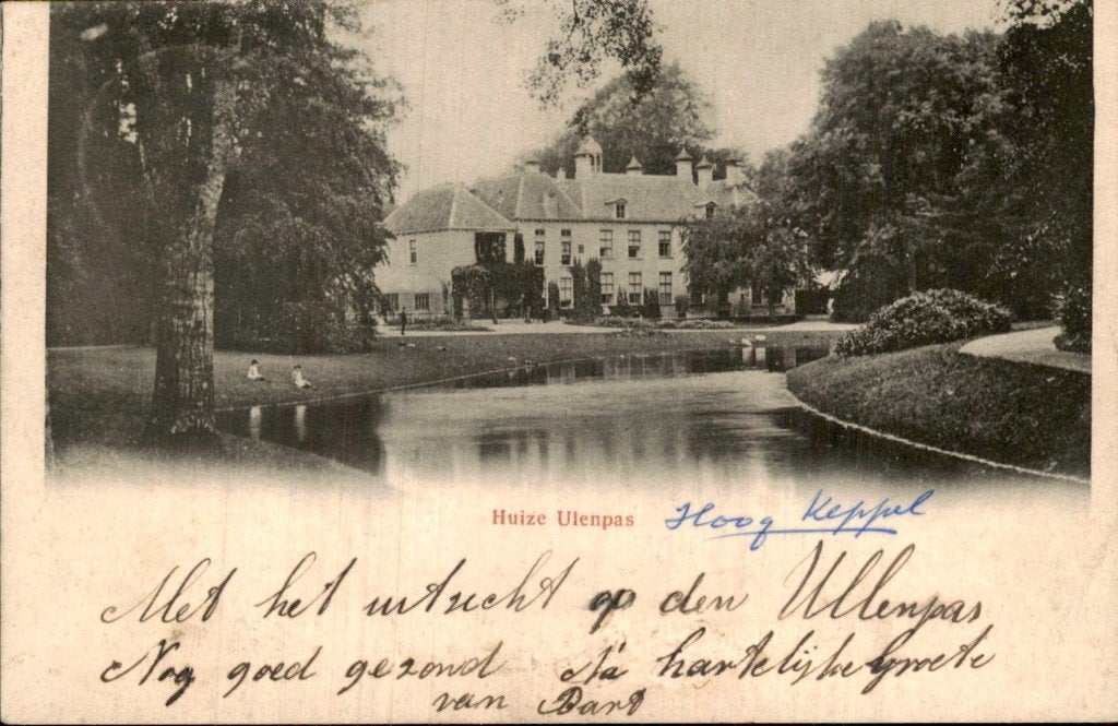 Hoog Keppel - Huize Ulenpas - Voorgevel, Ophalen of Verzenden, Voor 1920, Gelopen, Gelderland