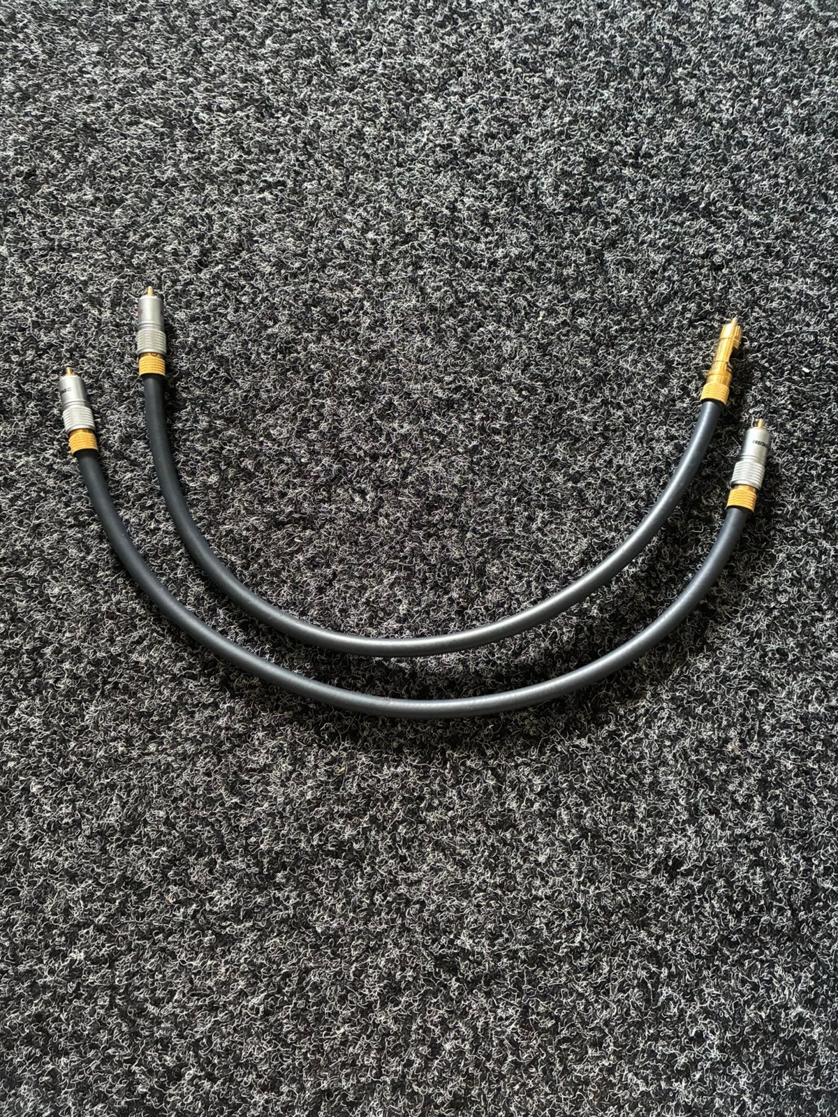 Premium RCA audiokabels (tulp interlink set), Ophalen of Verzenden, Zo goed als nieuw, Minder dan 2 meter, Interlink-kabel