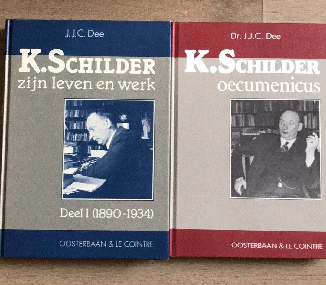 K. Schilder: zijn leven en werk & oecumenicus (2 delen), Ophalen of Verzenden, Zo goed als nieuw, Religie