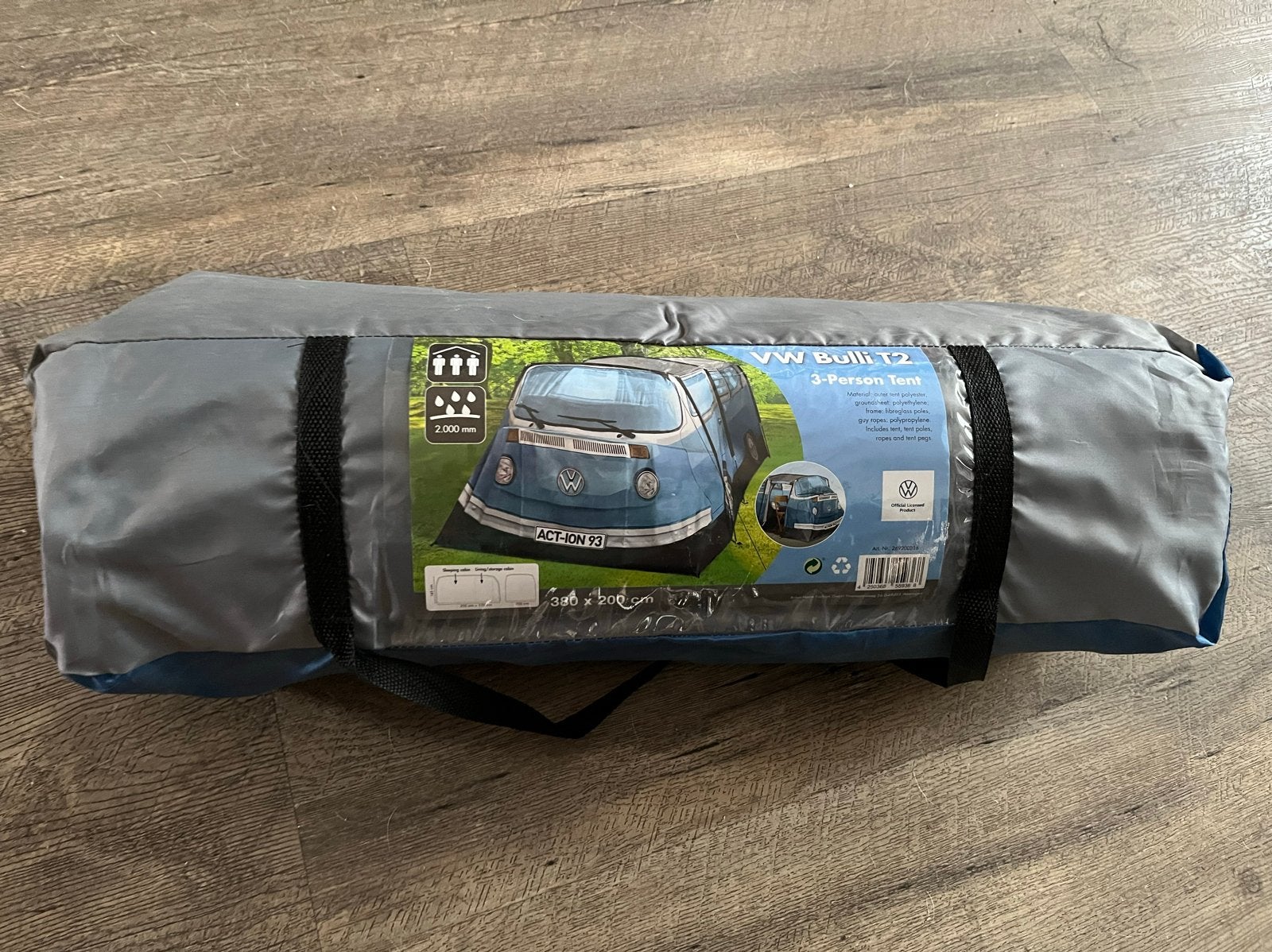 VW Bulli T2 3-persoons tent - Nieuw in verpakking, Ophalen, Nieuw, Tot en met 3