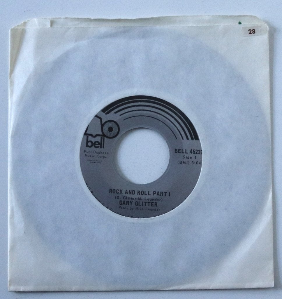 Garry Glitter - Rock And Roll Part 1 - 7in single – 1972, Ophalen, Gebruikt, 7 inch, Single