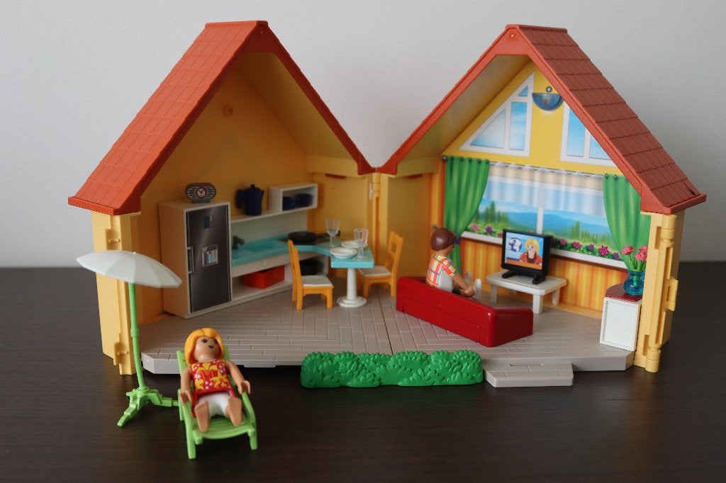 Playmobil, summerfun vakantiehuis en zwembad, Kinderen en Baby's, Ophalen, Complete set, Overige typen, Summer fun