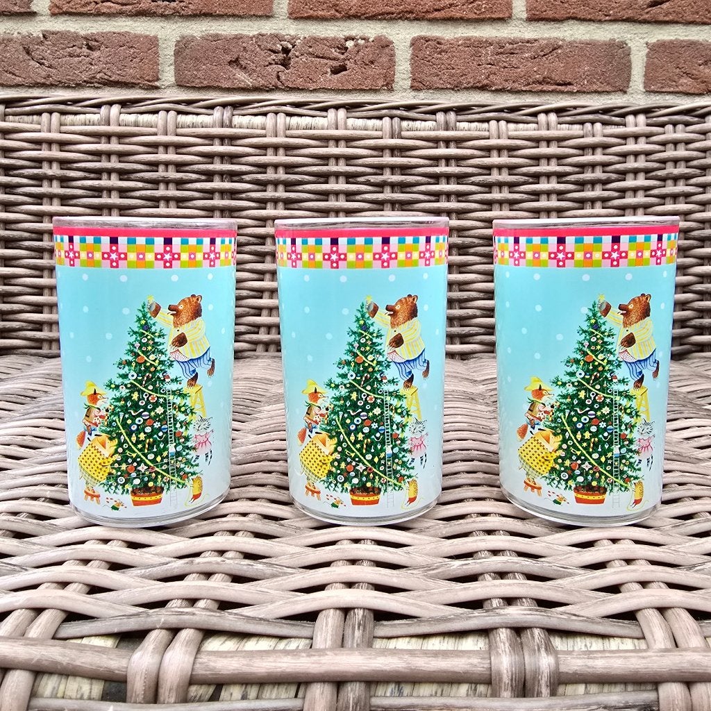 Kerst tip!🎄3 Kerst drinkbekers - Random House, Diversen, Kerst, Nieuw, Ophalen of Verzenden