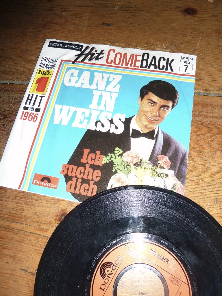 single ROY BLACK ganz in weiss hit come back 1982, Ophalen of Verzenden, Gebruikt, Pop
