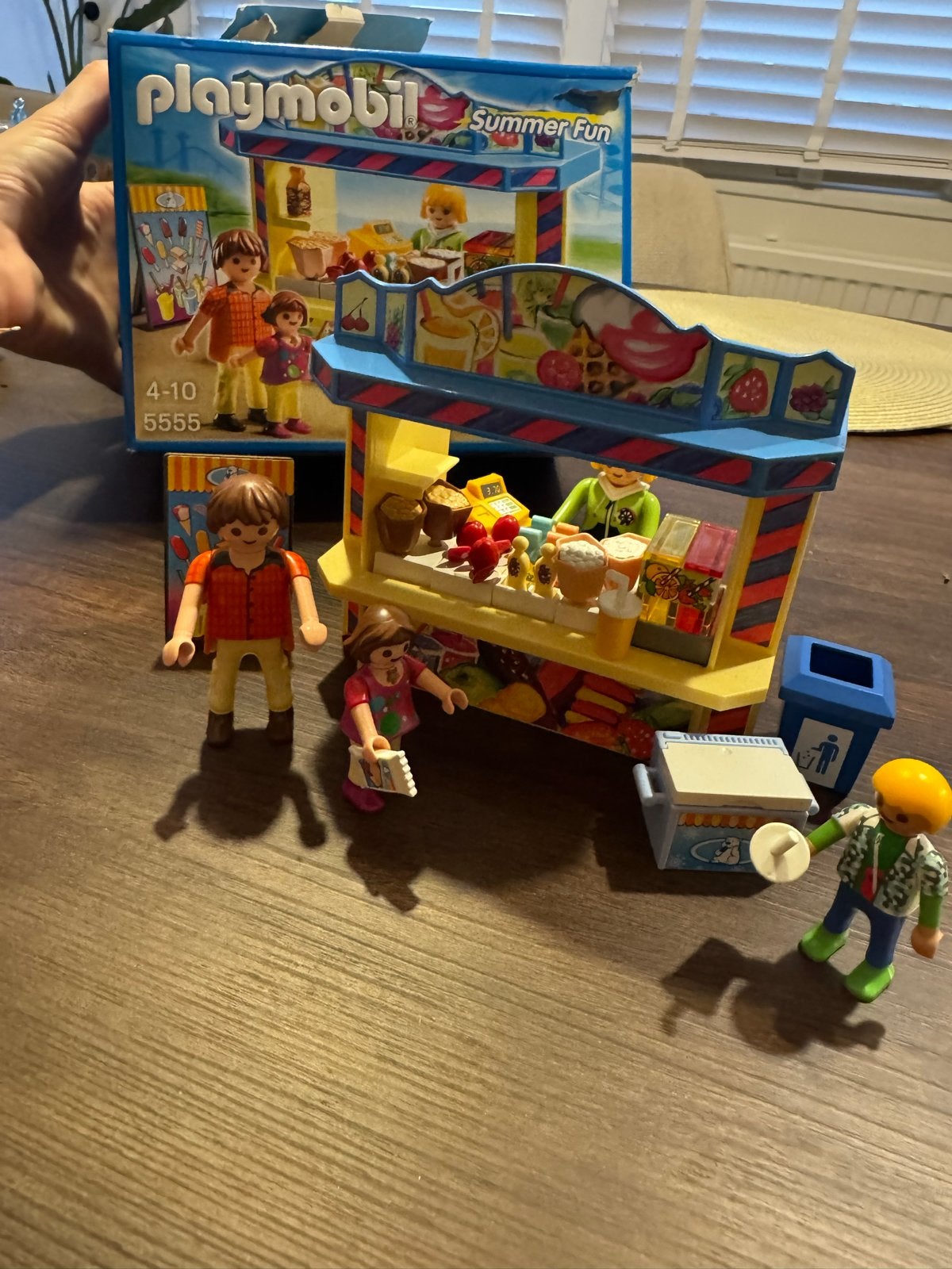 Playmobil Summer Fun IJssalon/Snackkraam 5555, Ophalen of Verzenden, Gebruikt, Jongen of Meisje