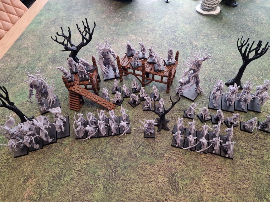 Warhammer old world wood elves army, Hobby en Vrije tijd, Wargaming, Ophalen of Verzenden, Zo goed als nieuw, Overige soorten