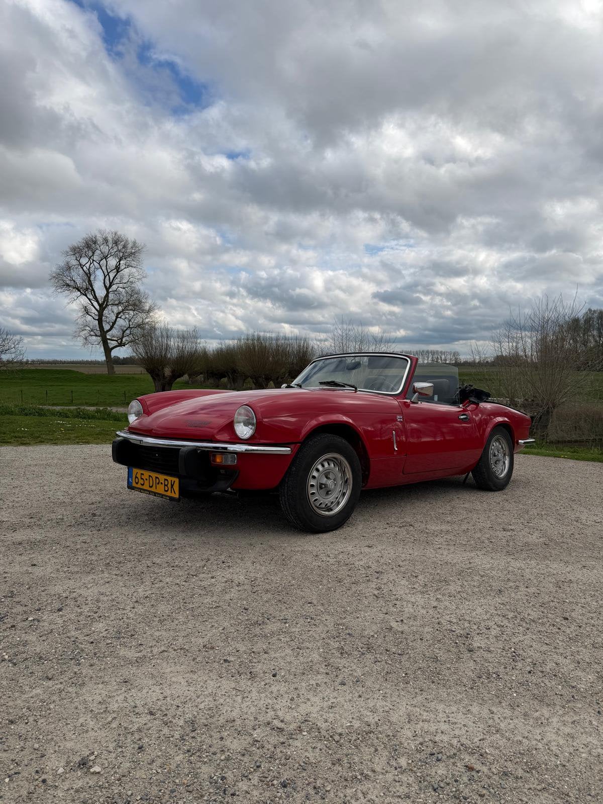 Triumph Spitfire 1500 TC 1978 Rood, Auto's, Zwart, 4 cilinders, Cabriolet, Leder en Stof