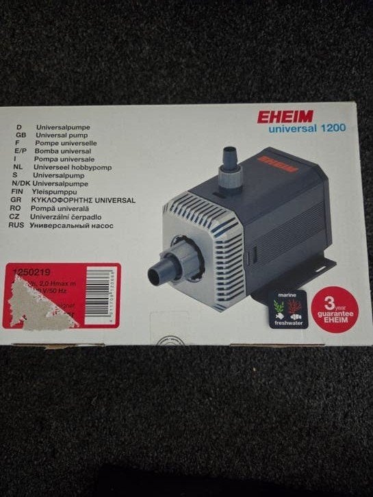 Eheim universal 1200 nieuw, Dieren en Toebehoren, Vissen | Aquaria en Toebehoren, Ophalen, Nieuw