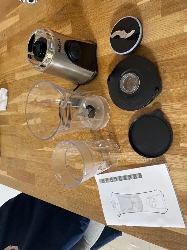 Tefal smoothie - maker rvs, Ophalen of Verzenden, Nieuw, Blender