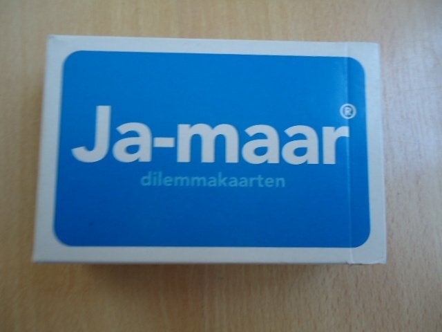 Ja-maar dilemma kaarten, Ophalen of Verzenden, Zo goed als nieuw, Tarot of Kaarten leggen, Overige typen