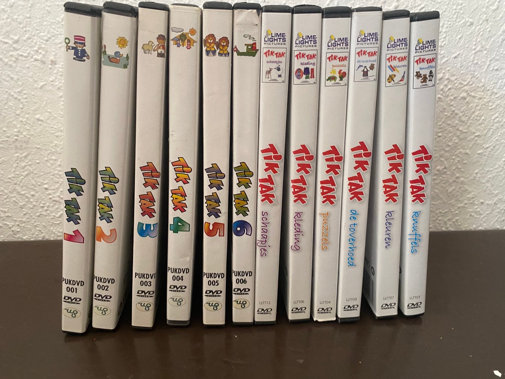 12x Tik Tak DVD’s, Cd's en Dvd's, Dvd's | Kinderen en Jeugd, Alle leeftijden, Ophalen of Verzenden, Zo goed als nieuw