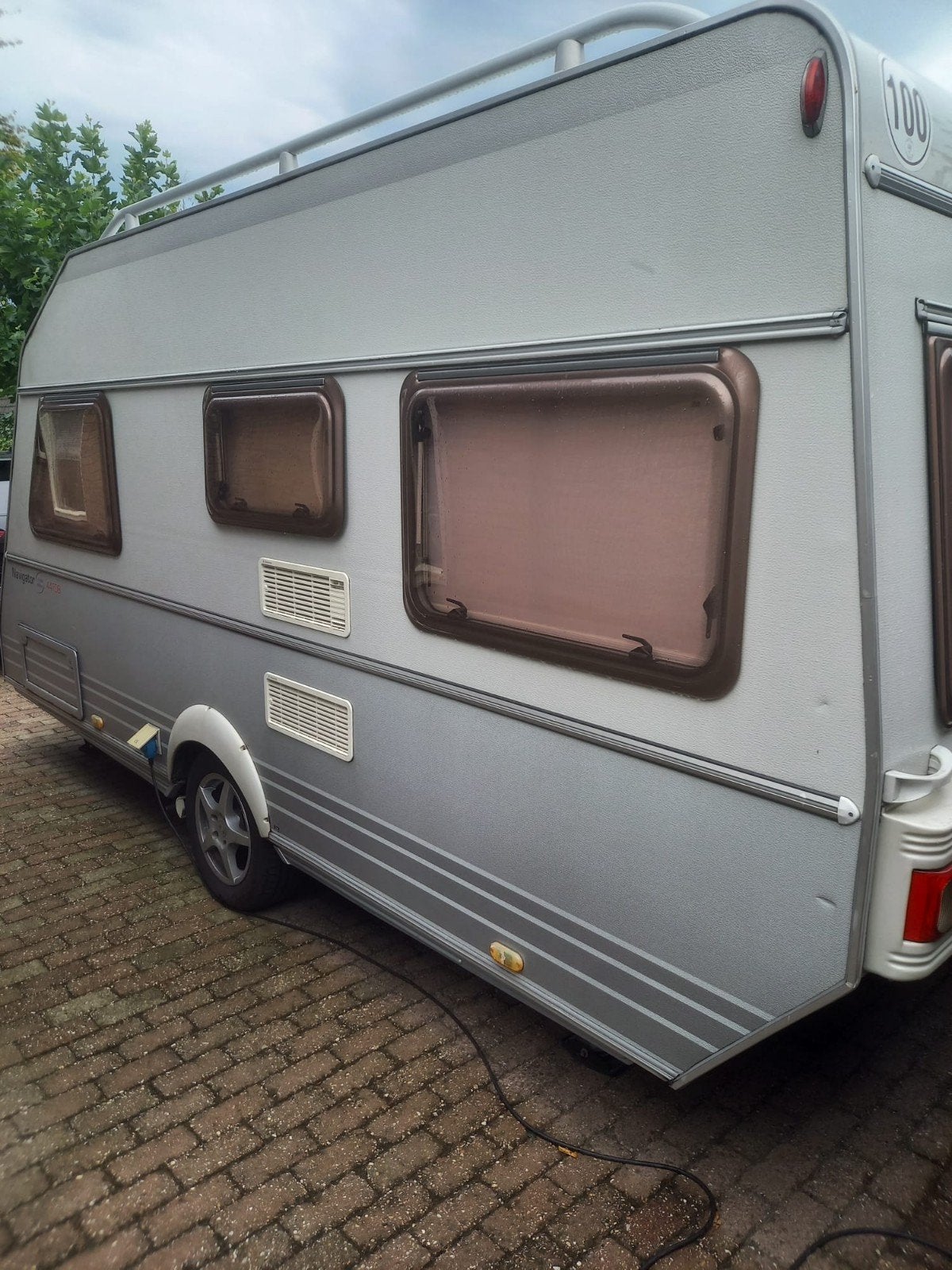 Kip navigator 44 TDB 2003, Caravans en Kamperen, Vast bed, Kip, 4 tot 5 meter, Tot en met 4