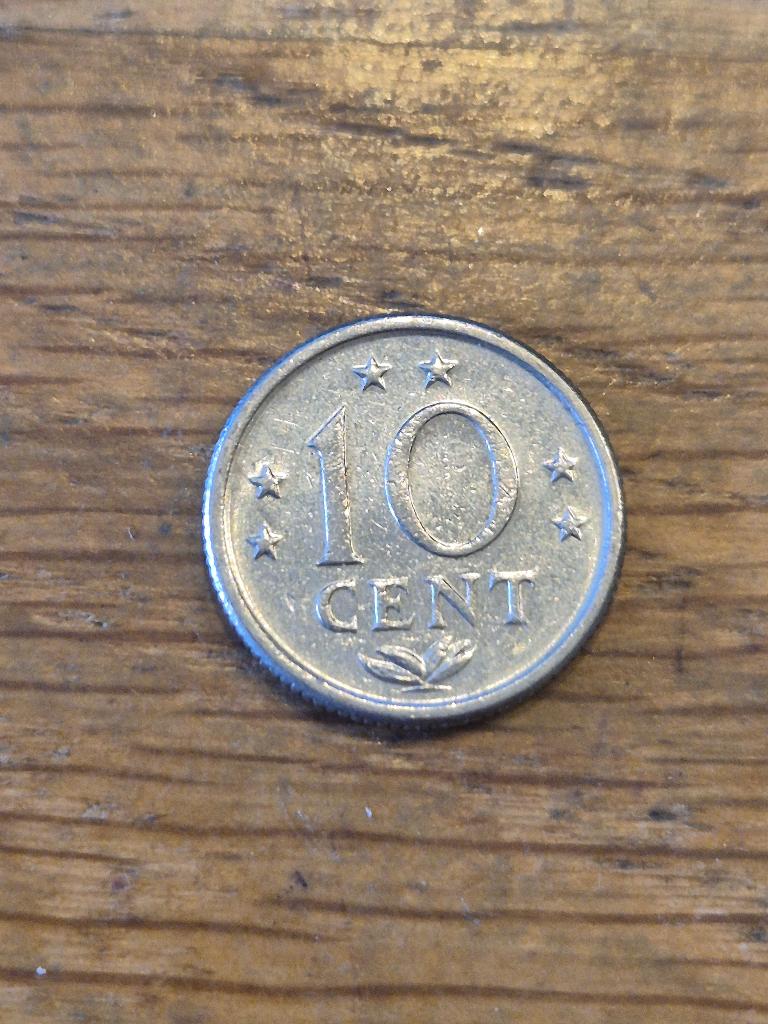 Nederlands Antillen - 10 Cent 1971, Postzegels en Munten, Munten | Amerika, Verzenden, Midden-Amerika, Losse munt