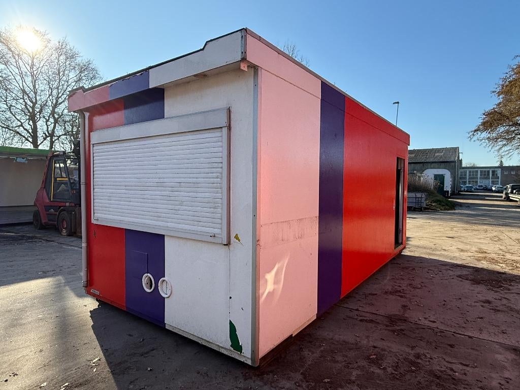 Houten kantoorunit bouwkeet keet 63 meter NS1, Ophalen of Verzenden