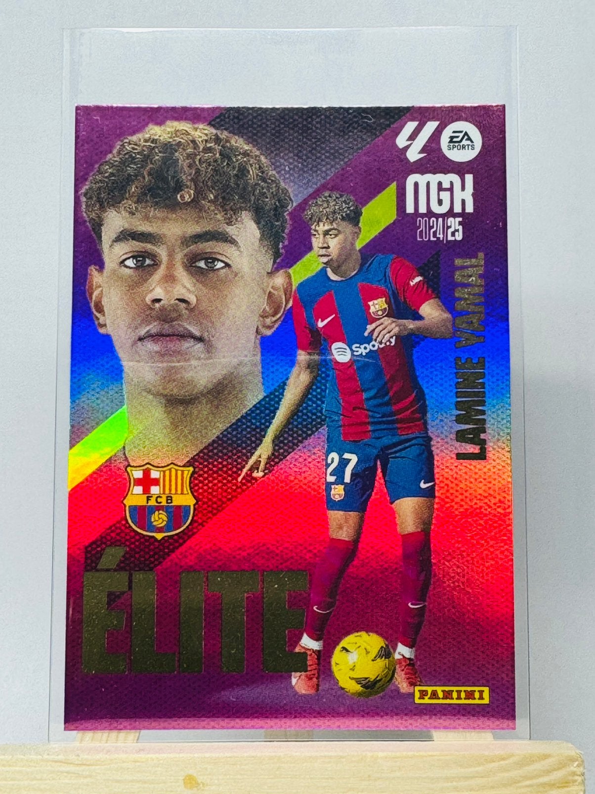 Panini Lamine Yamal Élite MGK 2024-25 La Liga #7, Ophalen of Verzenden, Zo goed als nieuw, Plaatje