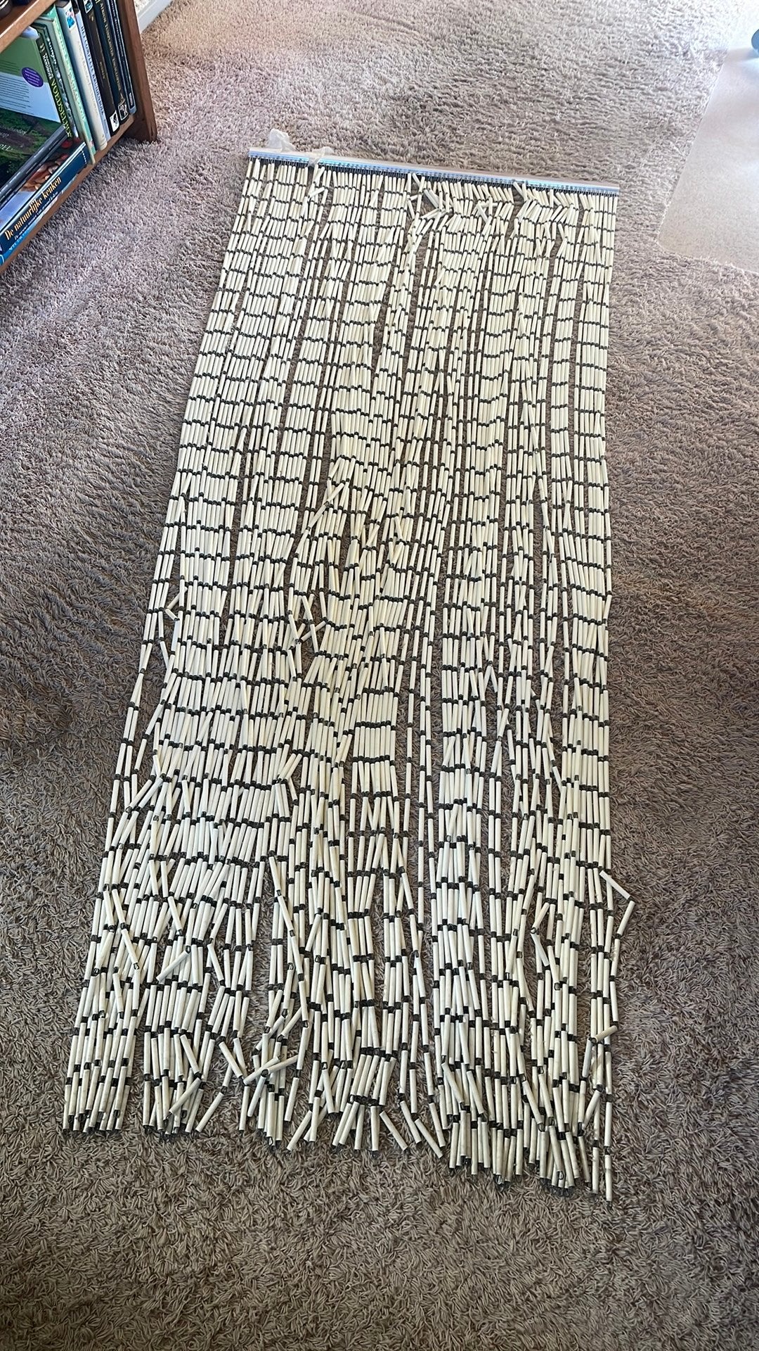Vliegengordijn, Ophalen, Zo goed als nieuw, Kunststof, 200 tot 215 cm