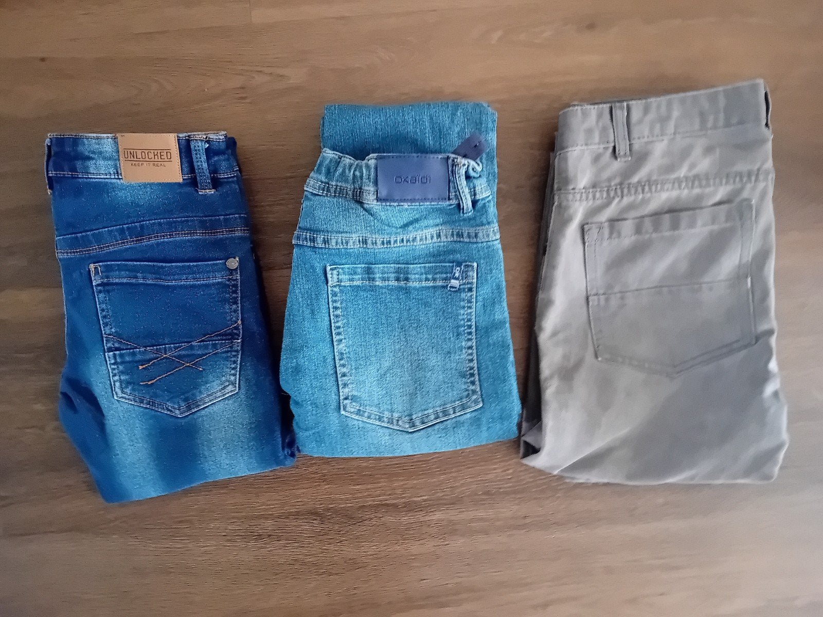 3 lange jeans, broeken, 3 stuks 152/158, Ophalen of Verzenden, Jongen, Broek