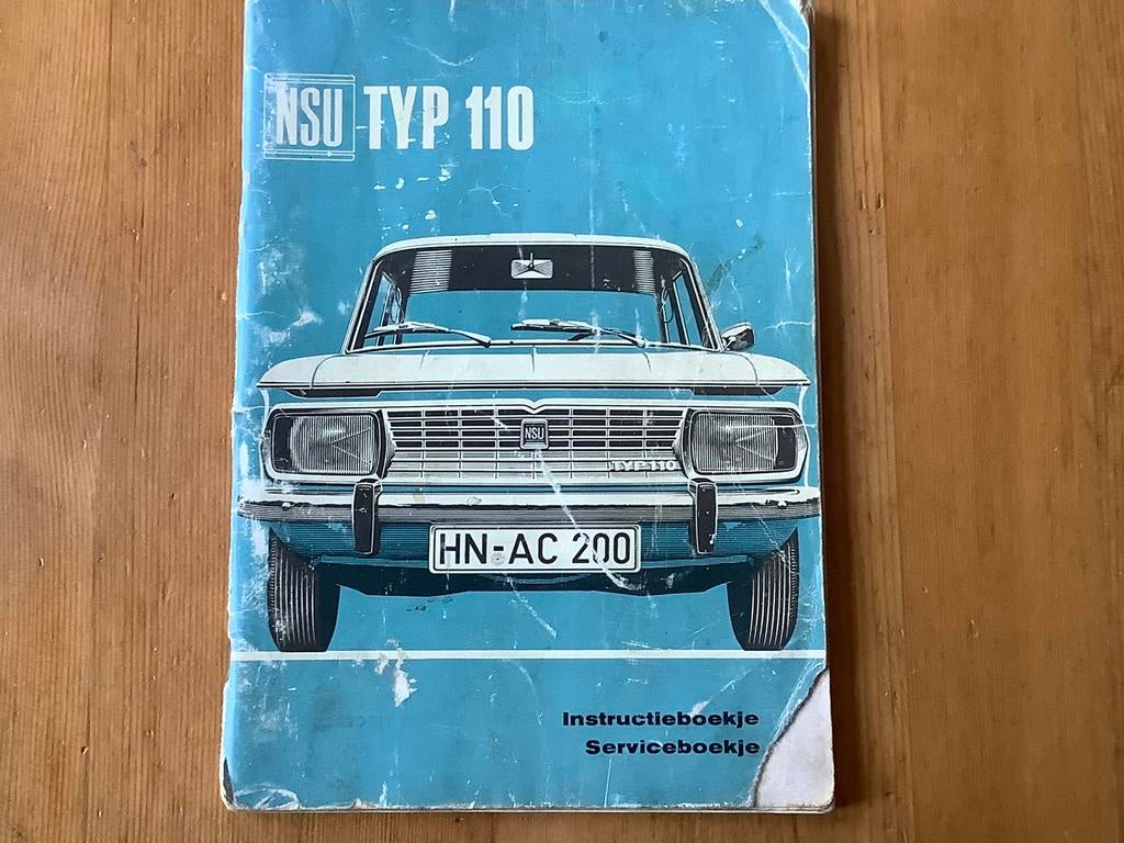 Instructieboekje NSU 1200 type 110, Ophalen of Verzenden