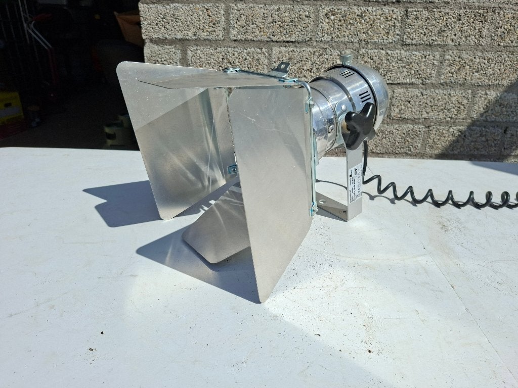 zgan grote alluminium podium lamp, Ophalen of Verzenden, Zo goed als nieuw