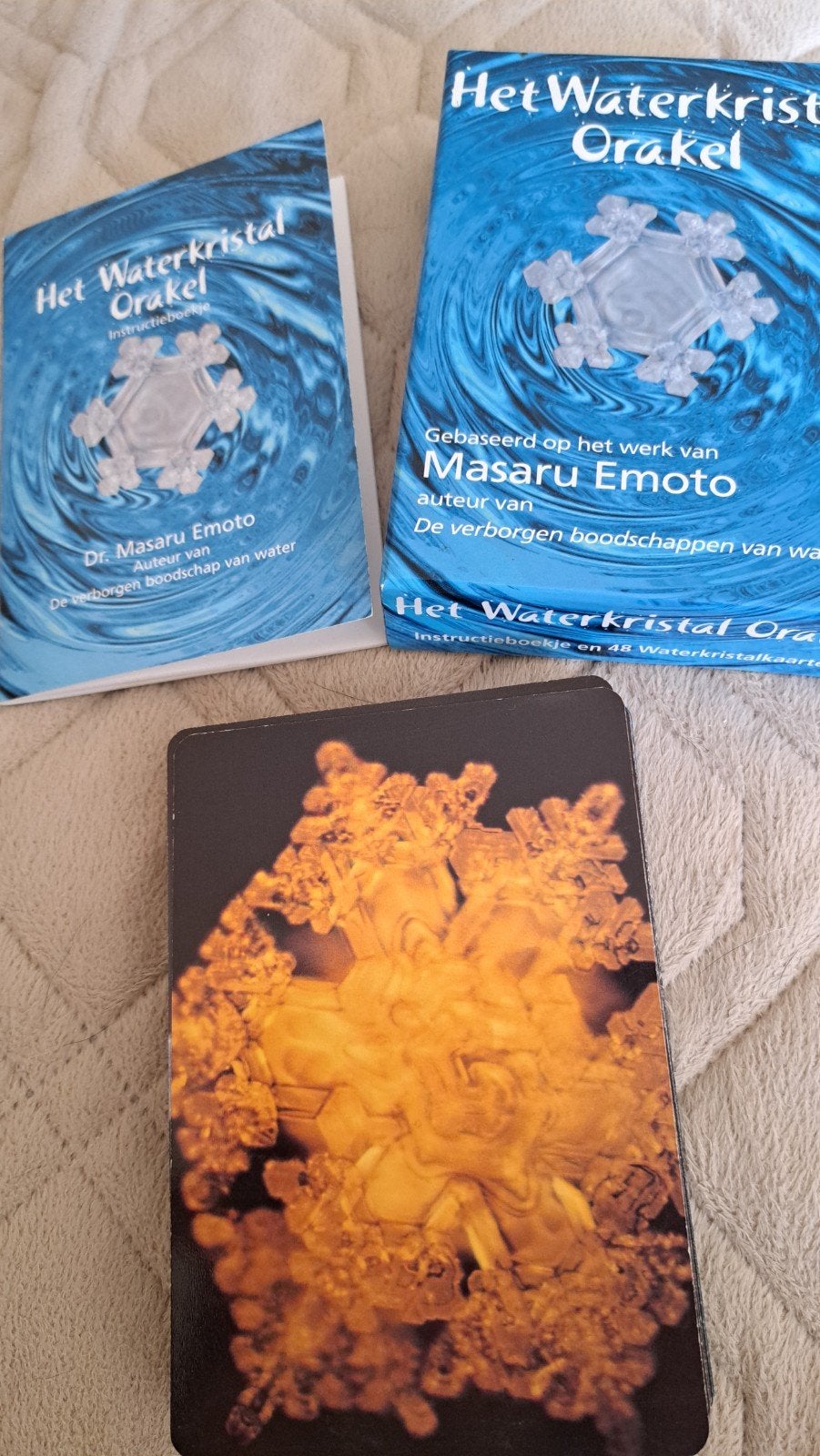 Masaru Emoto Het Waterkristal Orakel, Ophalen of Verzenden, Nieuw, Tarot of Kaarten leggen, Overige typen