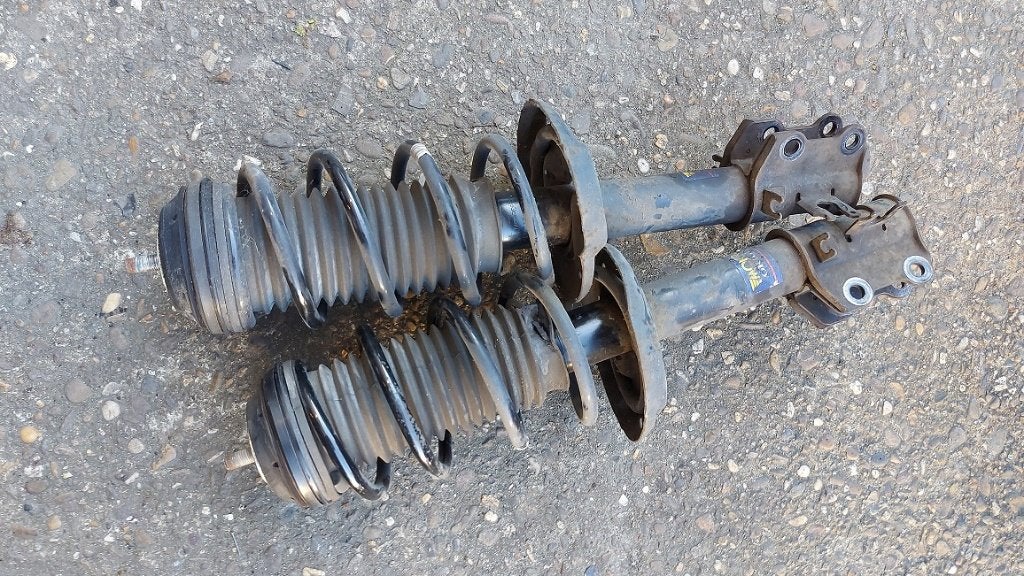 Set voorste schokbrekers compleet Opel Corsa D model, Ophalen of Verzenden