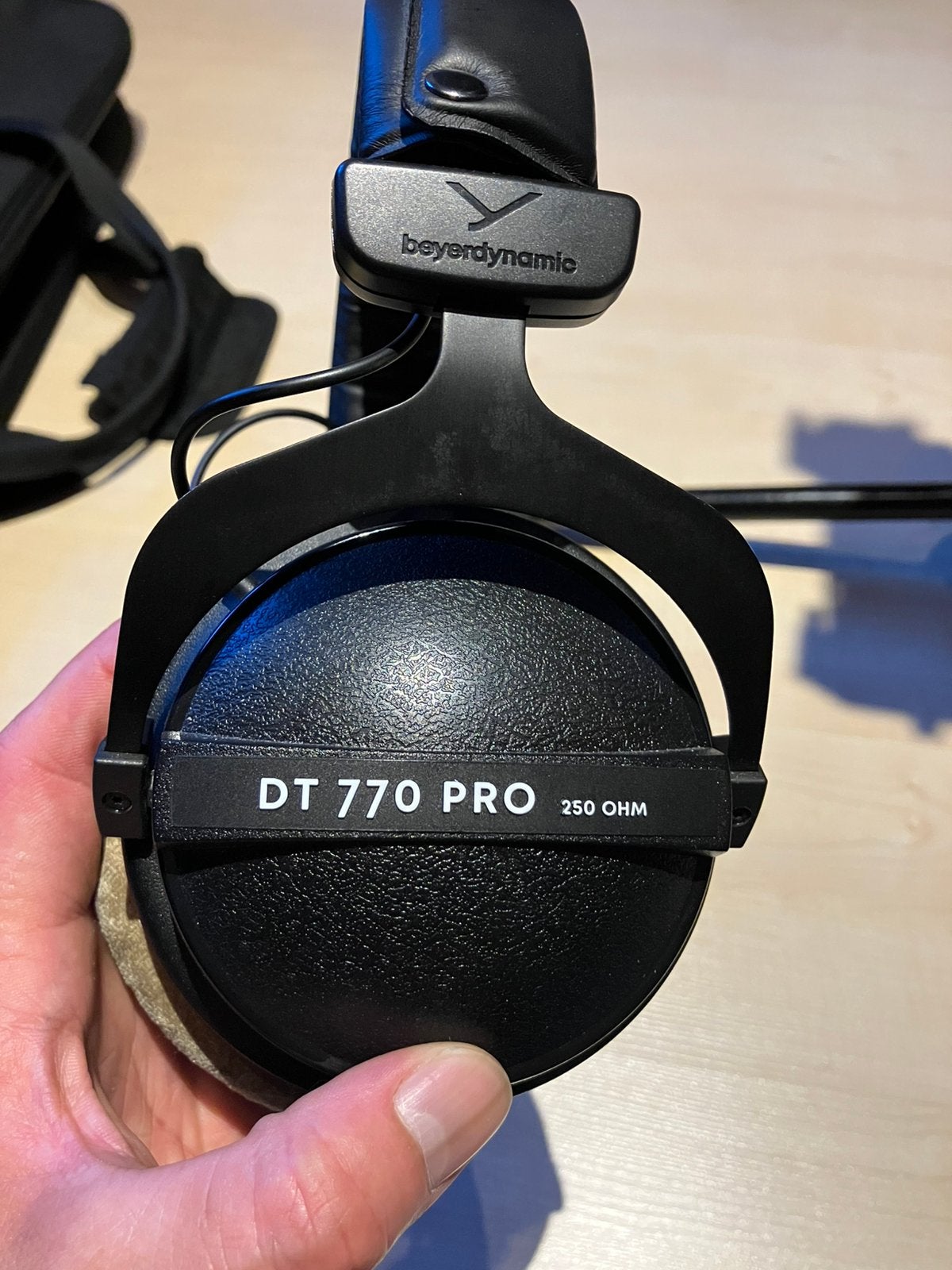 BeyerDynamic DT 770 Pro 250 ohm, Audio, Tv en Foto, Koptelefoons, Beyerdynamic, Gebruikt, Ophalen of Verzenden, Zwart