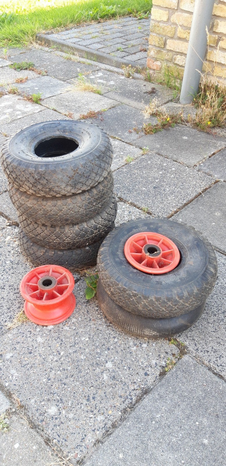 steekkar bandjes, 100 liter of meer, Ophalen, Transportkar