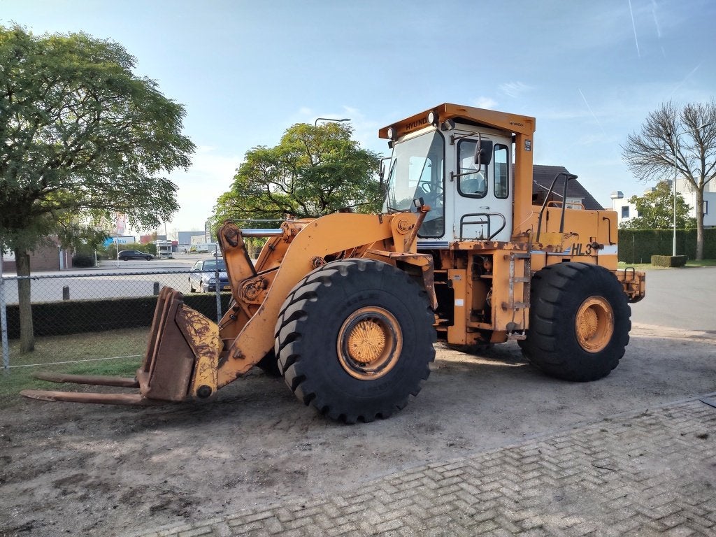 Hyundai HL 35 Shovel / Loader palletvork!, Wiellader of Shovel