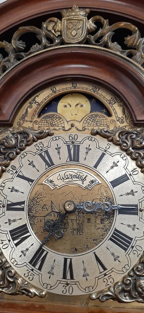 Warmink Sallandse Klok met Maanfase - Werkend Uurwerk, Ophalen