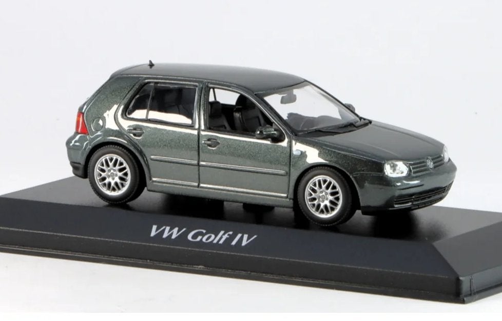 Maxichamps 1:43 Volkswagen Golf 4 grijs metallic 1999, -, Nieuw, Ophalen of Verzenden, -