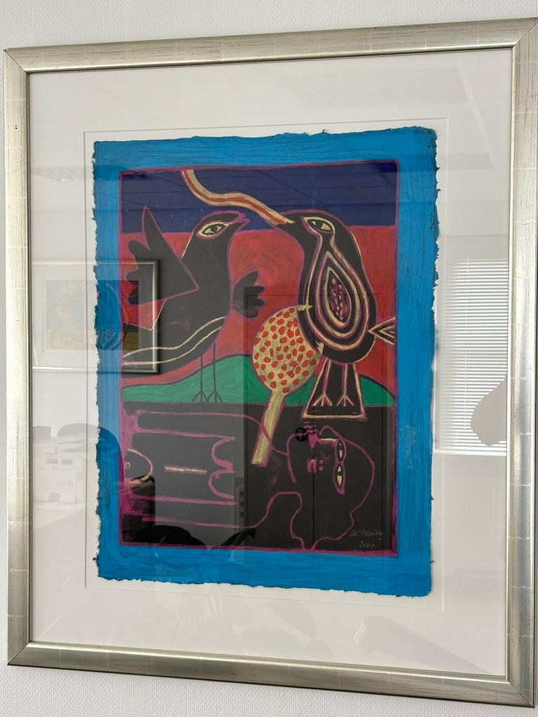 Corneille zeefdruk uit 2001, Antiek en Kunst, Ophalen