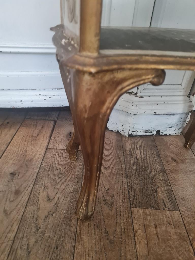Oud Florentijns bijzet tafeltje, kastje, Ophalen of Verzenden