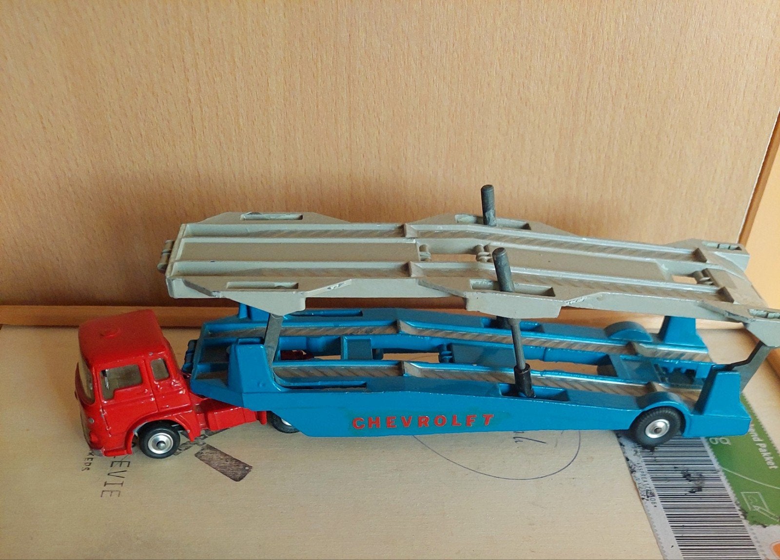 Corgi Toys- Carrimore autotrailer, Ophalen of Verzenden, Gebruikt, Auto, Corgi