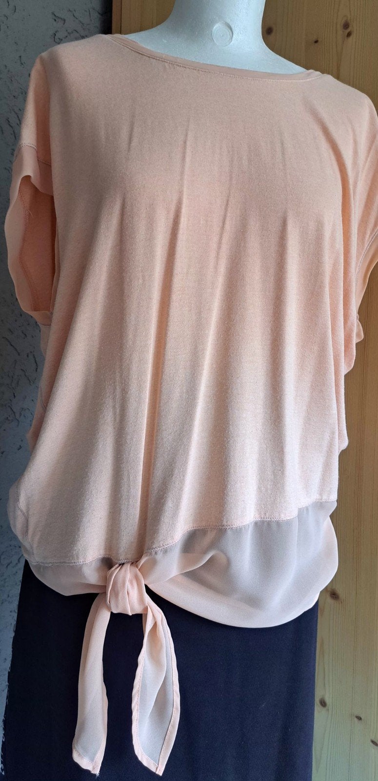 Expresso shirt maat XXL Zalm kleur!, Kleding | Dames, T-shirts, Zo goed als nieuw, Maat 42/44 (L), Roze, Korte mouw, Ophalen of Verzenden