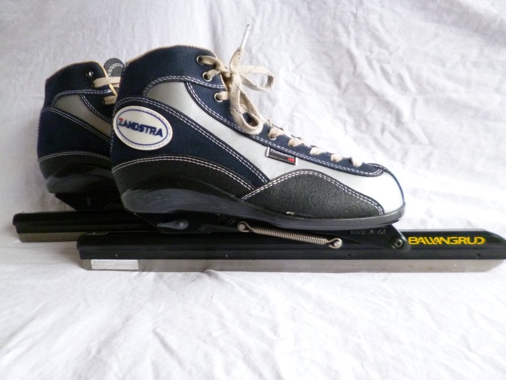 Zandstra klap/vast schaatsen, maat 36., Klapschaats, Ophalen of Verzenden, Noren, Gebruikt