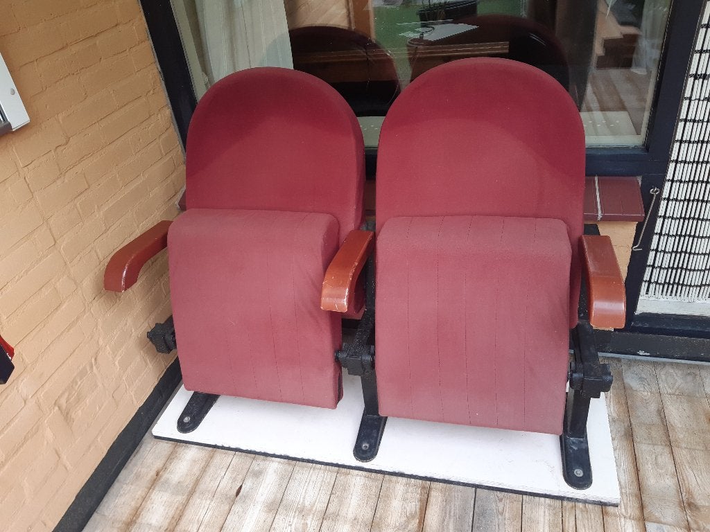 Bioscoop stoelen, Ophalen, Gebruikt, Twee, Bios