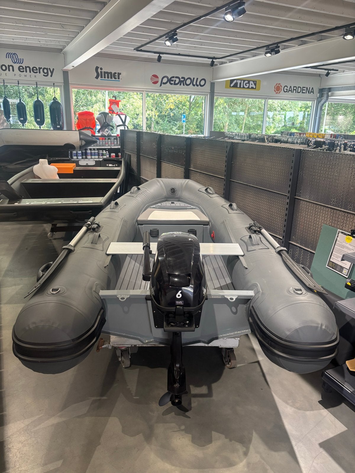 Talamex S-Line rubberboot met Tohatsu 6pk - Nieuw, Watersport en Boten, Rubberboten, Ophalen, Aluminium, Inclusief motor, 20 cm