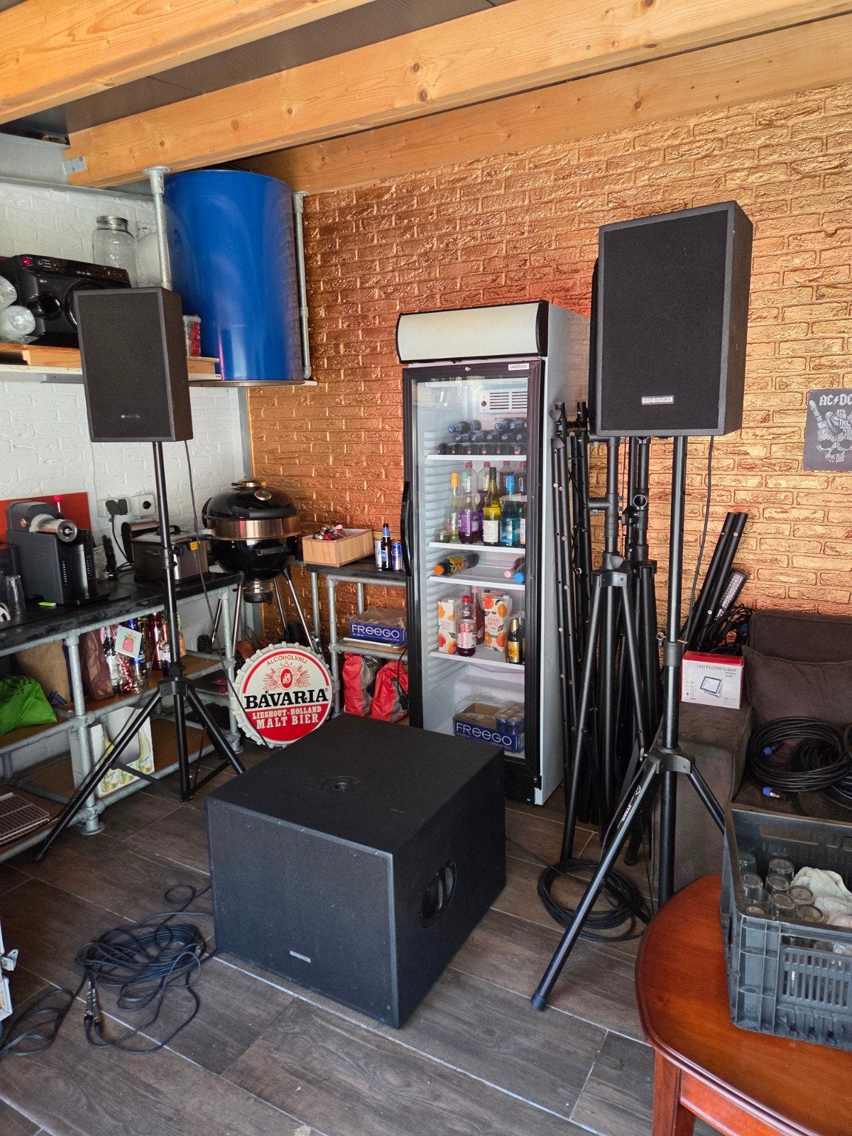 HQ Power actieve subwoofer met 2 passieve speakers, Ophalen, Gebruikt, Overige merken