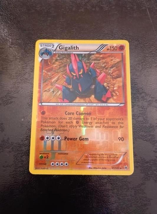 Gigalith 61/101 Reverse Holo, Verzenden