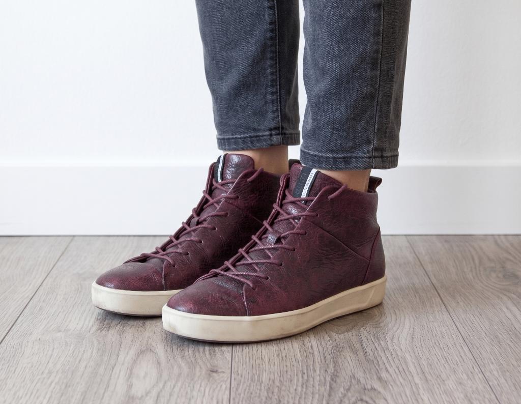 Ecco - prachtige bordeaux veterschoenen - maat 39, Ecco, Verzenden, Rood, Sneakers of Gympen